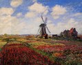 Campo de tulipanes en Holanda Paisaje de Claude Monet